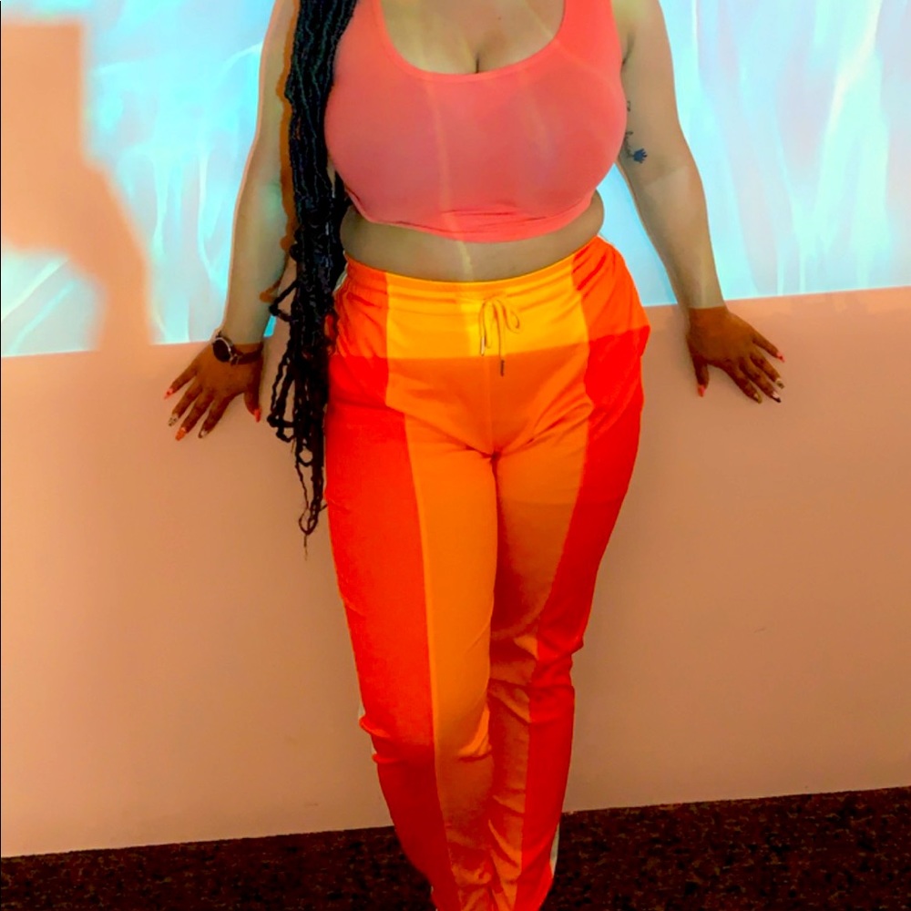 Orange Two Piece Set